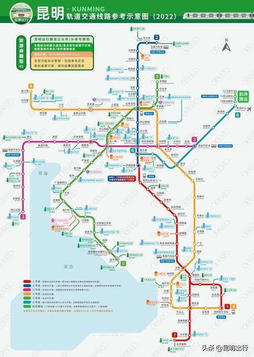 昆明地铁 网红打卡图