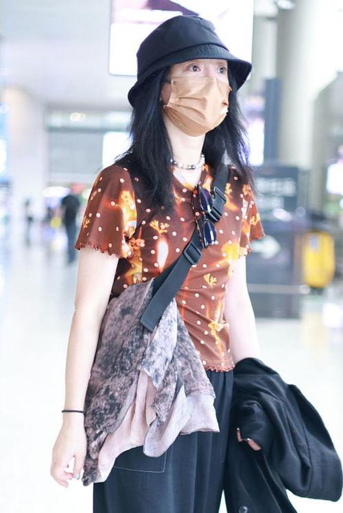 女明星日常出门